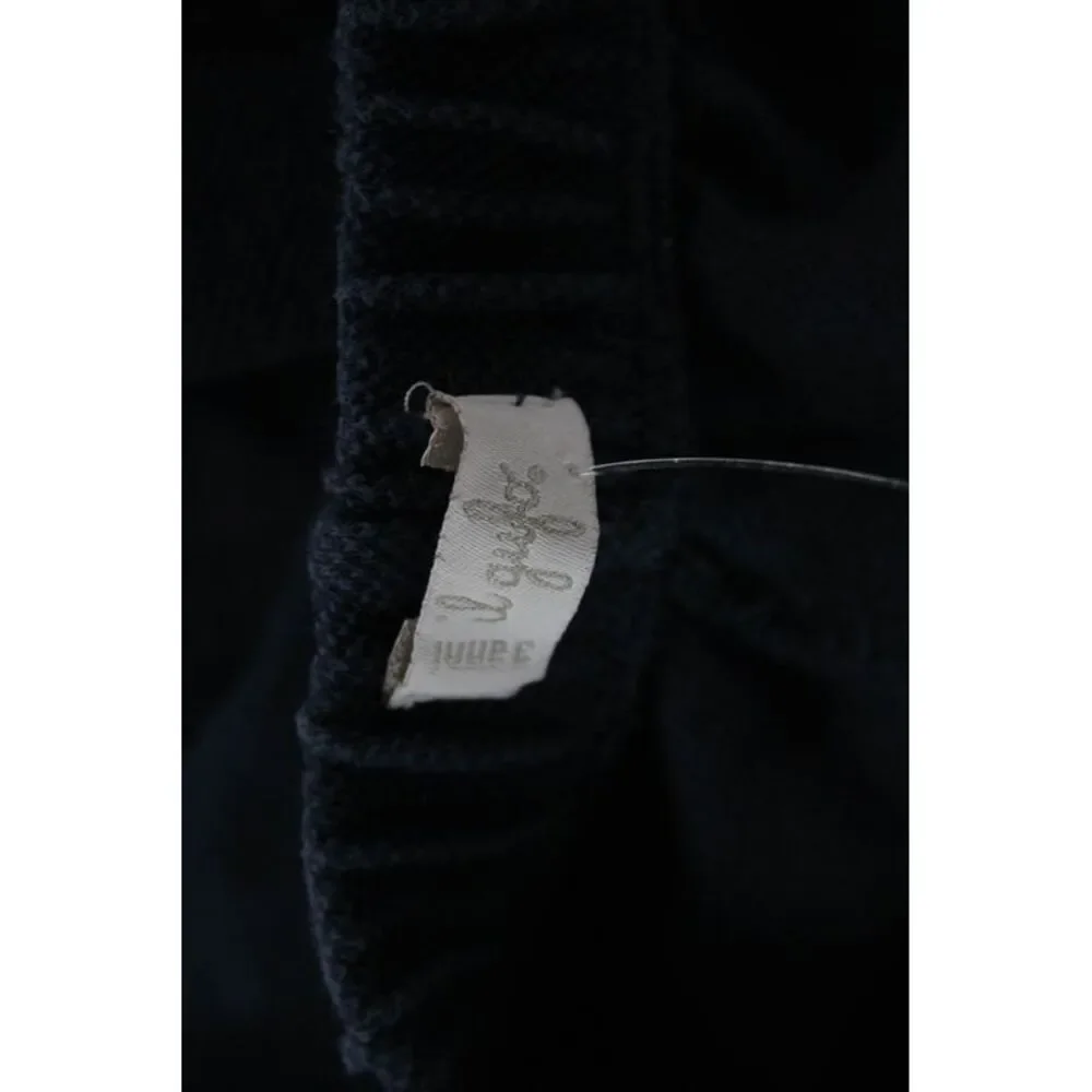 Il Gufo Boys Cotton Drawstring Waist Casual Pants Dark Blue Size 3T